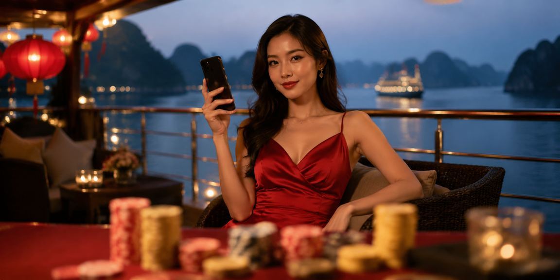 Cảnh quan Hạ Long Bay và trải nghiệm chơi game di động